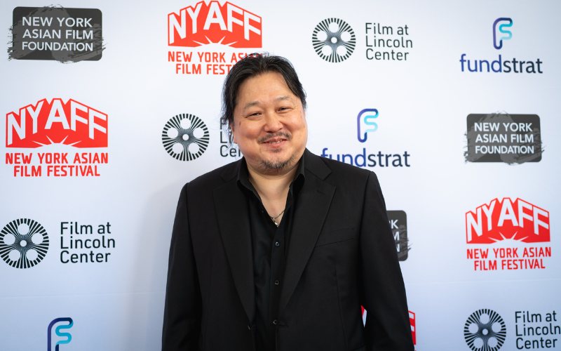 Samuel Jamier at the NYAFF red carpet