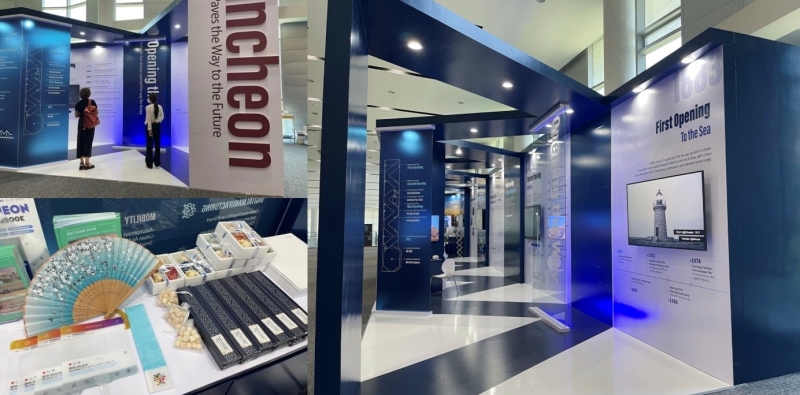 Incheon Paves the Way to the Future: A special booth exploring the development of Incheon over the decades