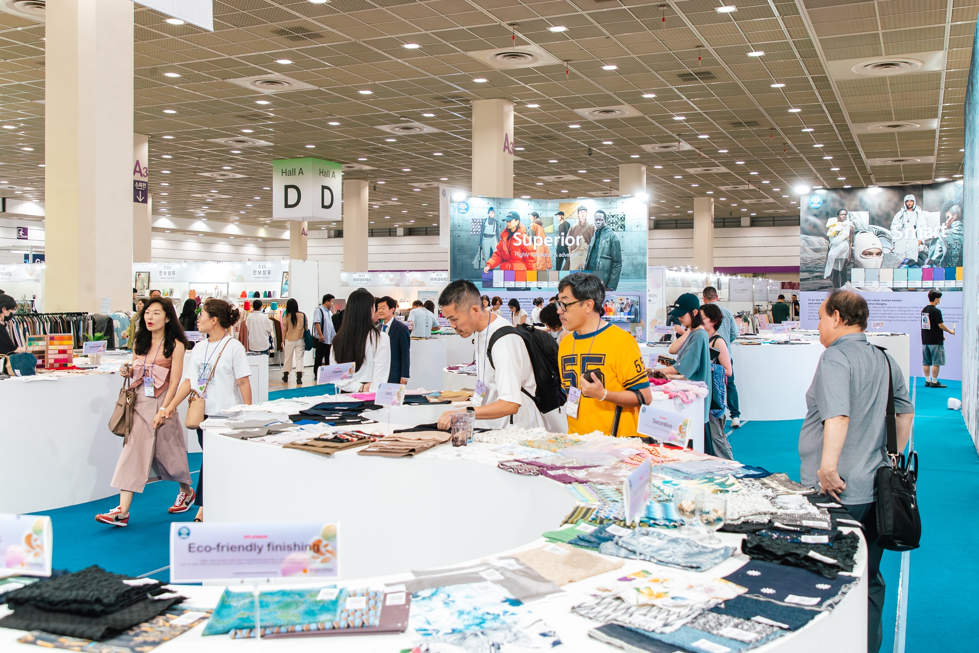 The country's largest textile and fashion expo Preview in Seoul runs from Aug. 20-22 at COEX Mall in Seoul's Gangnam-gu District. Shown is a scene from last year's event at the same venue held from Aug. 21-23, 2024. (Event's official website)  