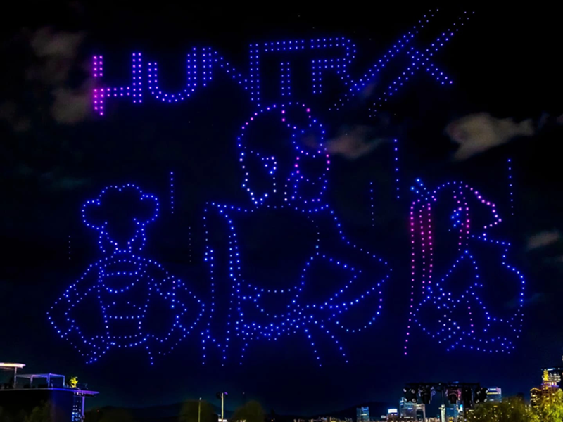 The Hangang Drone Light Show on Sept. 7 under the theme of 