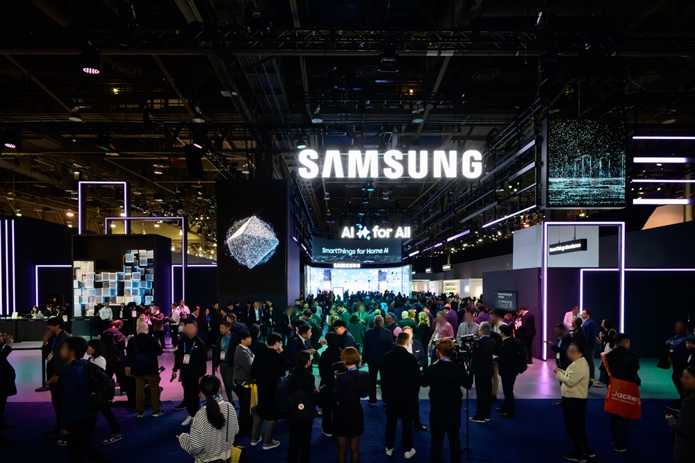 ﻿The World Intellectual Property Organization (WIPO) on Sept. 16 said Korea ranked fourth in WIPO's Global Innovation Index. Shown is the pavilion of Samsung Electronics in January at CES 2025, the world's biggest expo for consumer electronics and information and communications technology, in Las Vegas. (Samsung Electronics)  