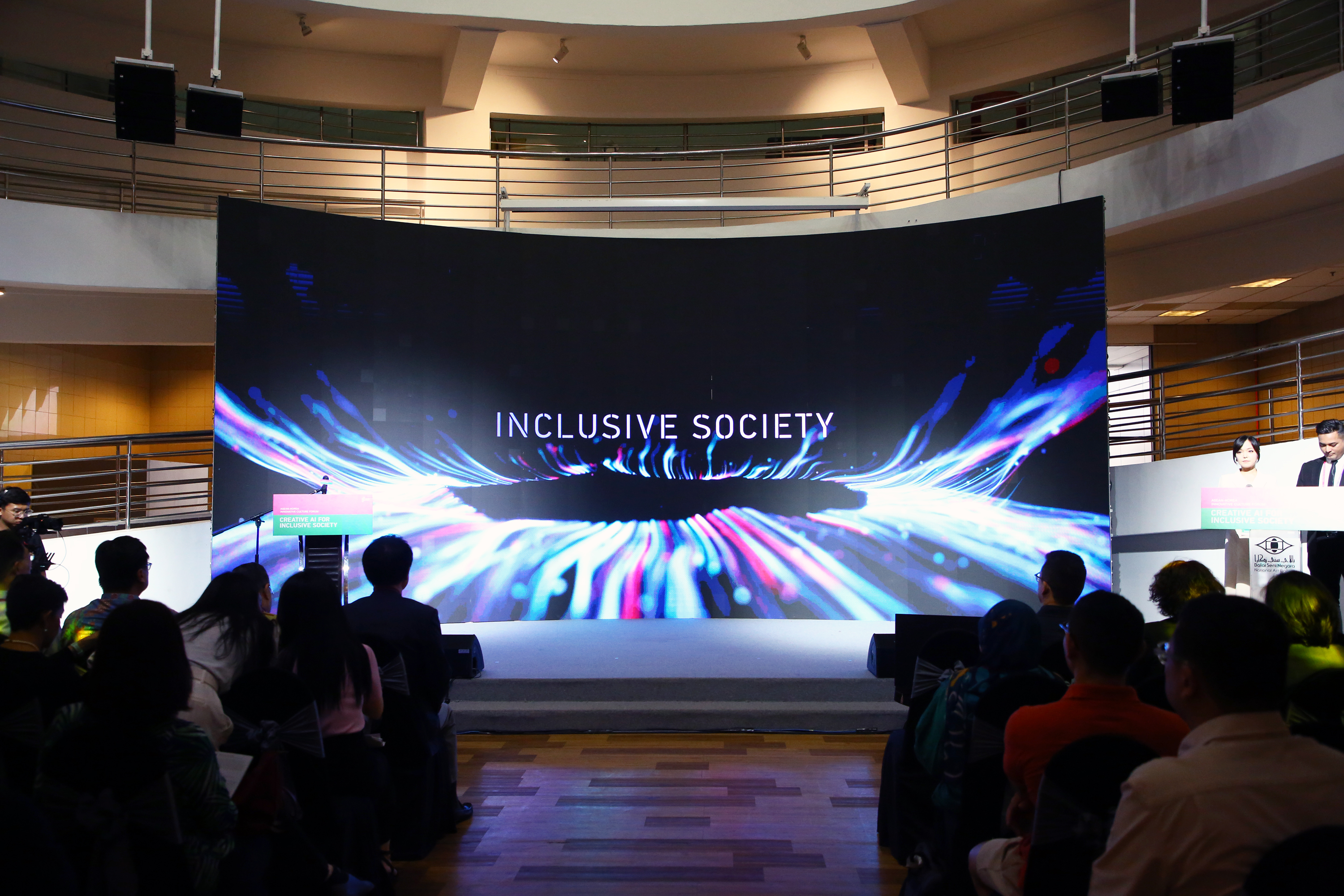 This is a scene from last year's Korea-ASEAN (Association of Southeast Asian Nations) Innovative Culture Forum from Oct. 26-27, 2024, at the National Art Gallery in Kuala Lumpur, Malaysia. 