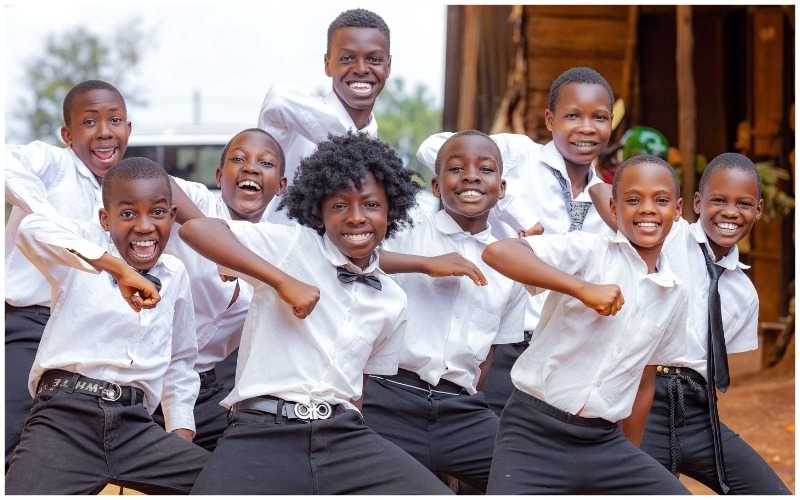 Students of Smash Talent Kids Africa, Uganda.