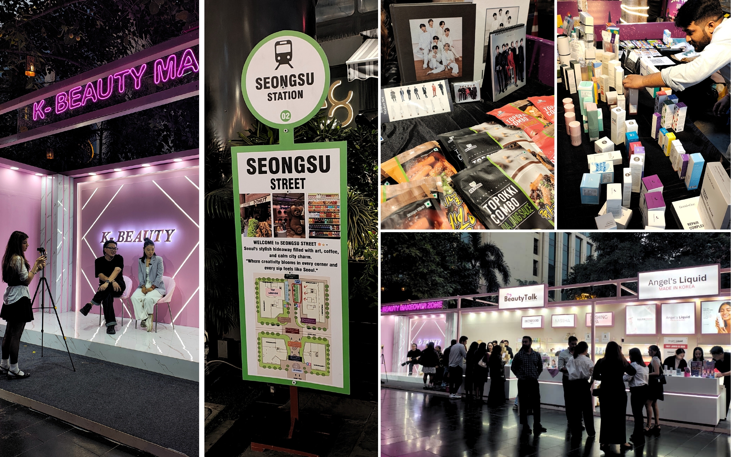 Visitors interact at the K-Beauty zone and enjoy Korean Skincare and lifestyle products at the fair.