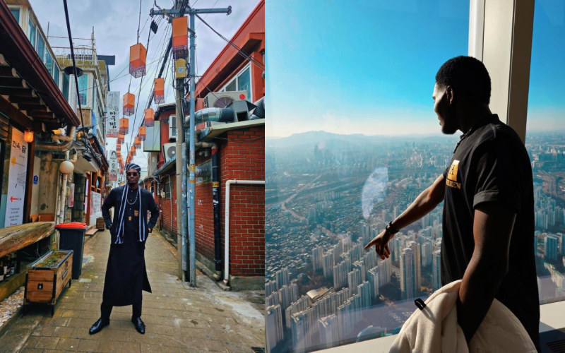 Tersoo at Insadong (left) and Lotte Tower (right).
