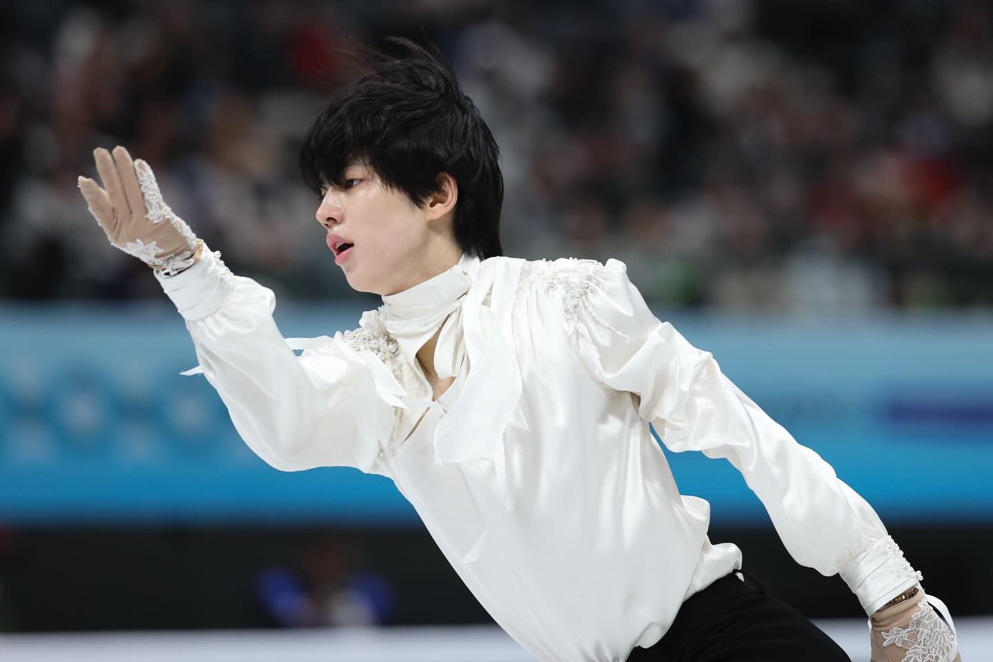 Figure skater Cha Jun-hwan on Jan. 25 performs in the men's single free skate at the International Skating Union (ISU) Four Continents Figure Skating Championships in Beijing. (ISU's Facebook account)  