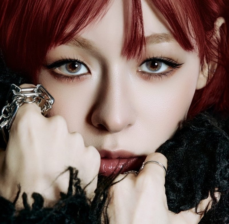 The singer poses for the camera during a photo shoot.