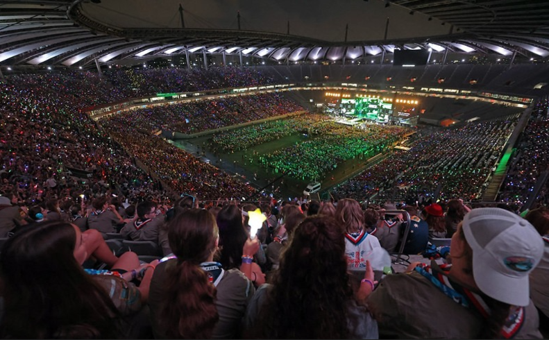 Light sticks: essential accessory for K-pop concerts (2023 World Scout Jamboree K-POP Super Live on Aug 11, 2026 in Seoul) (Ministry of Culture, Sports and Tourism )