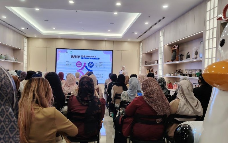 An introduction to Korea’s Muslim-Friendly Tourism (MFT) initiatives at Korea Plaza, Kuala Lumpur. (Ing Yeen Oh)