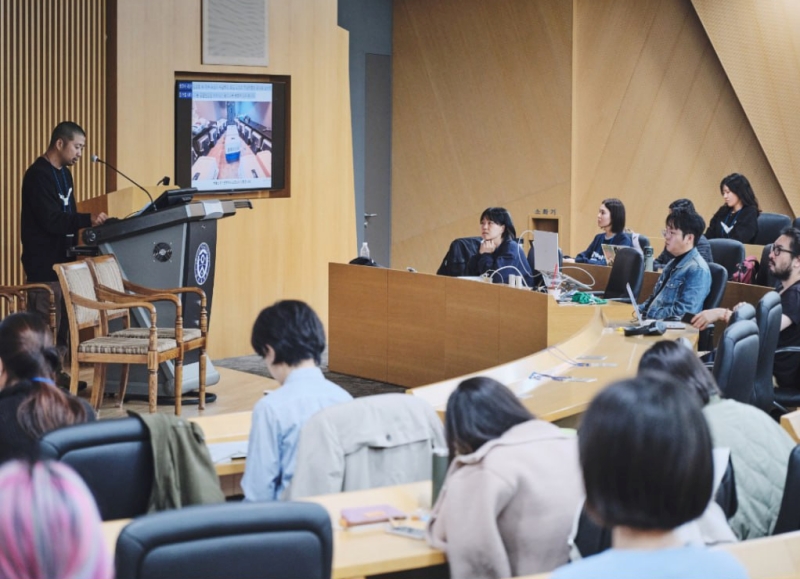 A forum on animal sanctuaries is held on Nov. 8, 2025, at Yonsei University in Seoul's Seodaemun-gu District. (Donghaemul)