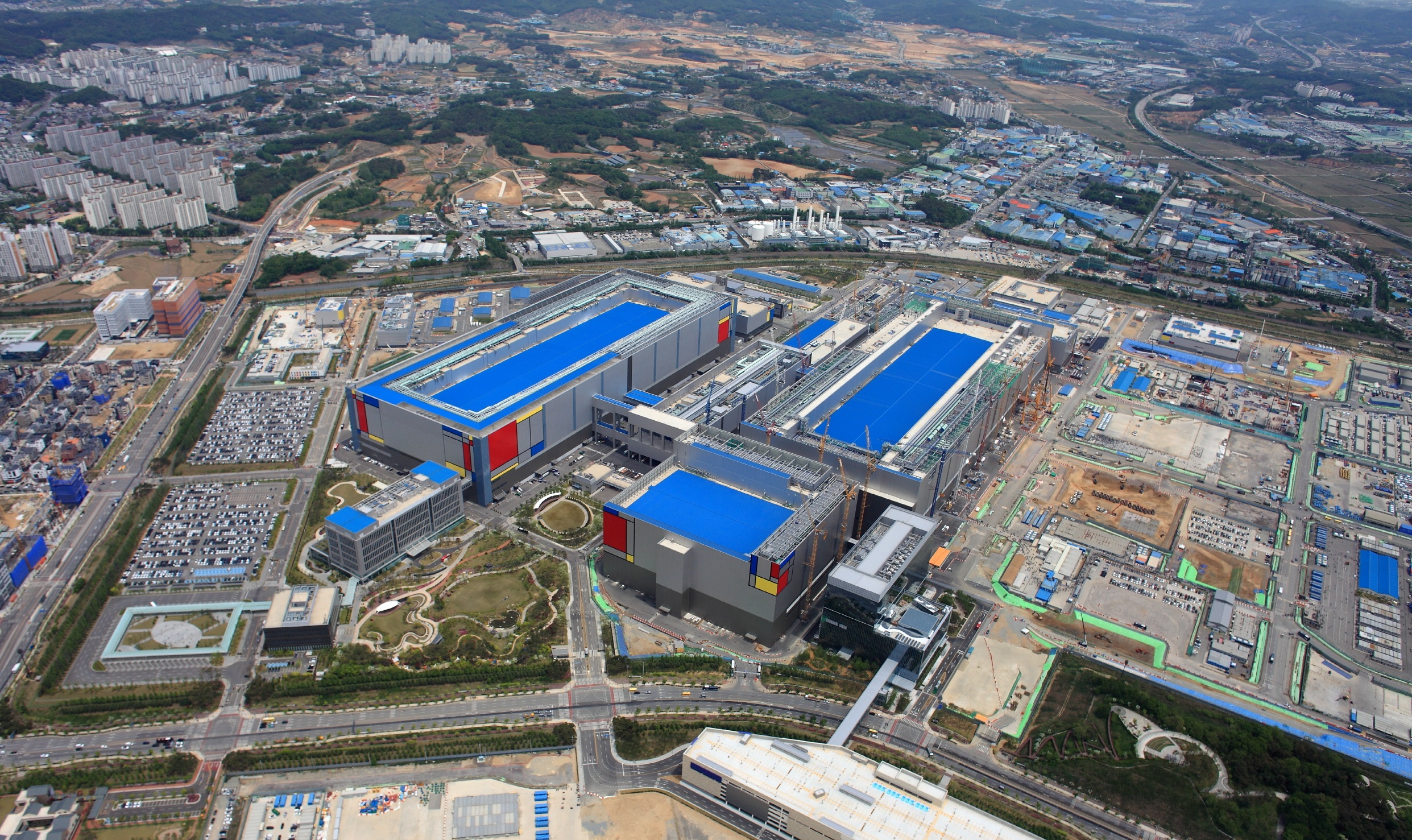 Samsung Electronics' semiconductor plant in Pyeongtaek, Gyeonggi-do Province (Samsung Electronics)