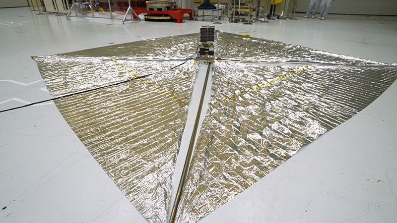 This is the orbital escape device being tested at the Satellite Test Building of Korea Aerospace Research Institute in Daejeon.