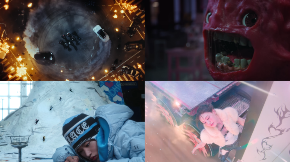 Jo Hamin's VFX edit work, including ENHYPEN's 
