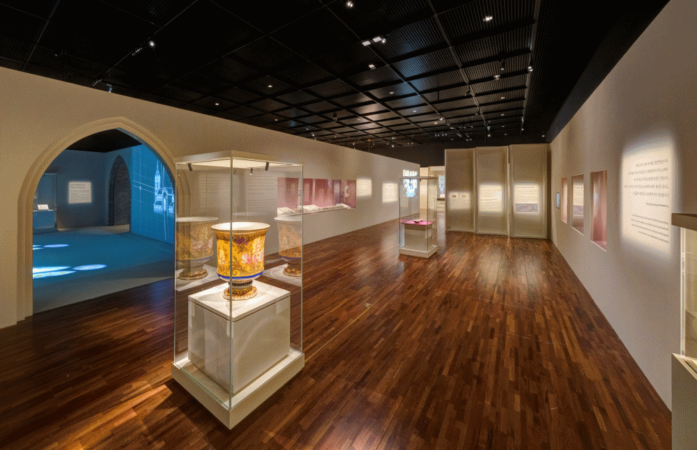 Items on display in exhibition 