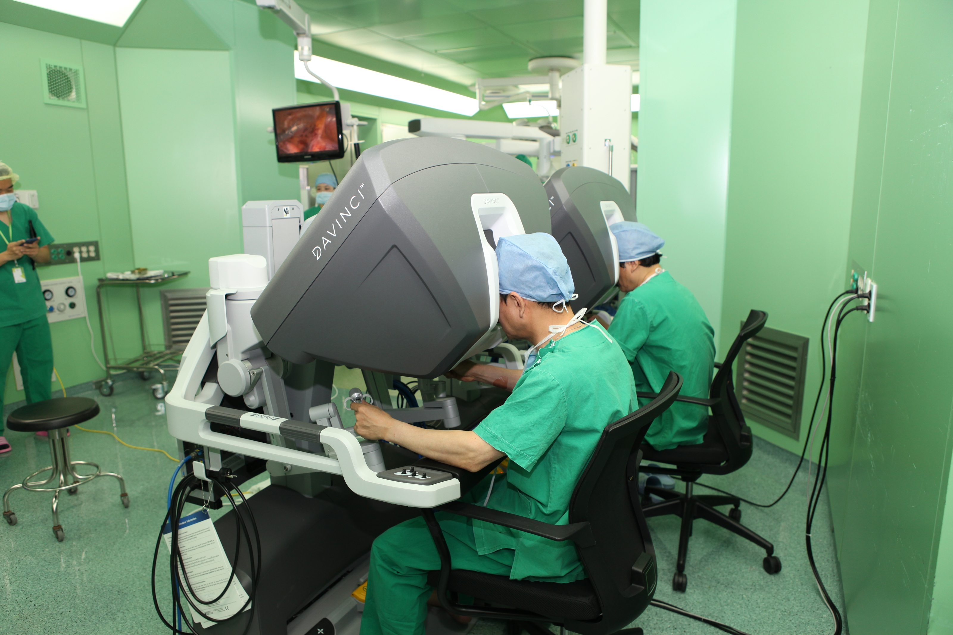 Robotic surgery room at VHS Medical Center in Seoul's Gangdong-gu District (VHS Medical Center)  