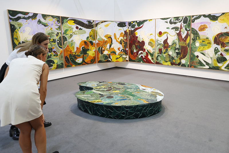 This is a scene from Kiaf and Frieze Seoul on Sept. 3, 2025, at the convention center Coex in Seoul's Gangnam-gu District. (Korea.net DB)