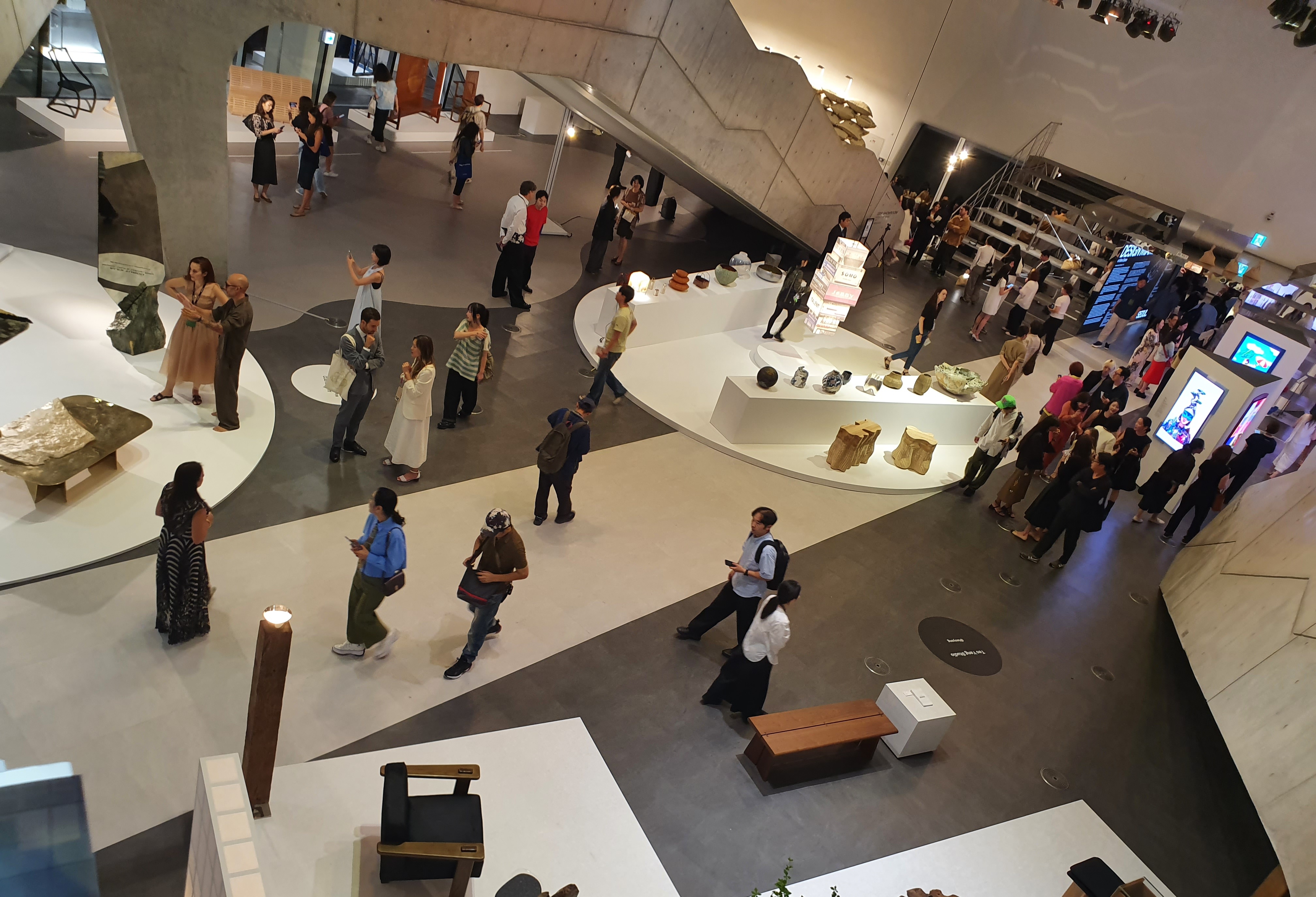 A preview event of Design Miami Seoul 2026 on Aug. 31 is held at Dongdaemun Design Plaza in Seoul's Jung-gu District. (Uyen Nguyen)  