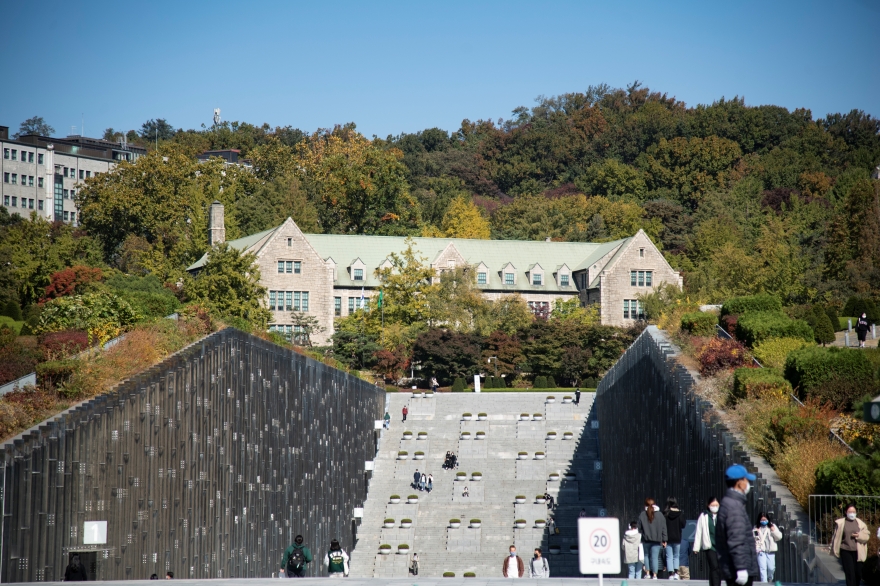 View of Ewha Campus Complex at Ewha Womans University in Seoul's Seodaemun-gu District (Ewha Womans University)