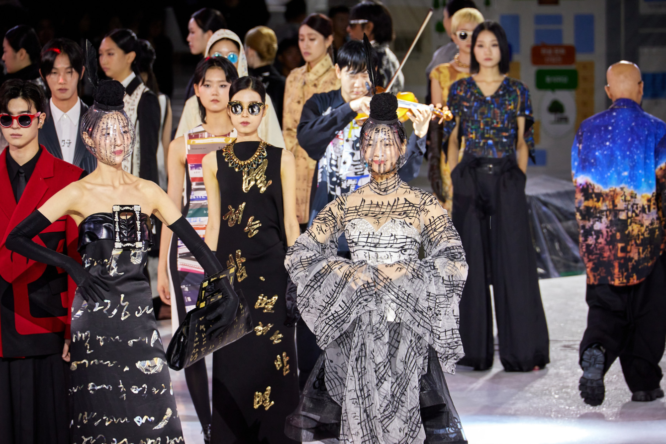 This year's Hangeul Week is slated from Oct. 6-17 across the country. Shown is a scene on Oct. 11, 2025, from the Hangeul fashion show of the festival Hangeul Hanmadang. (Official website of 2026 Hangeul Week)
