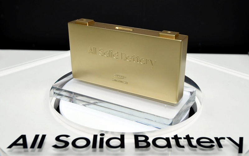 Model of Samsung SDI's all-solid-state battery (Samsung SDI)