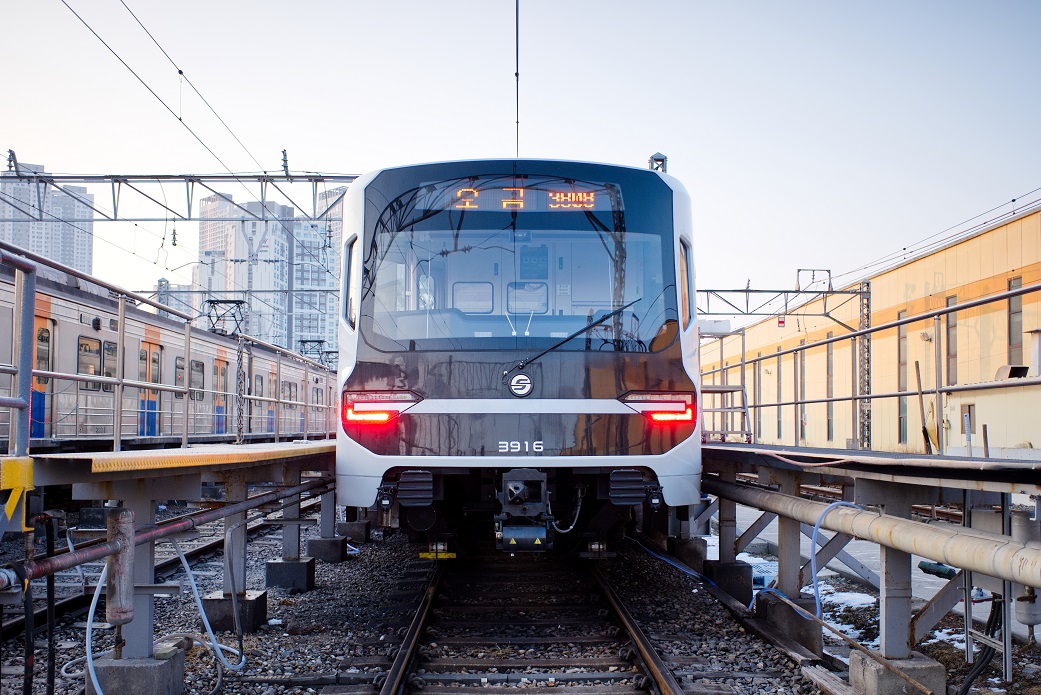 Passenger car of Seoul Subway Line 3 (Seoul Metro)  