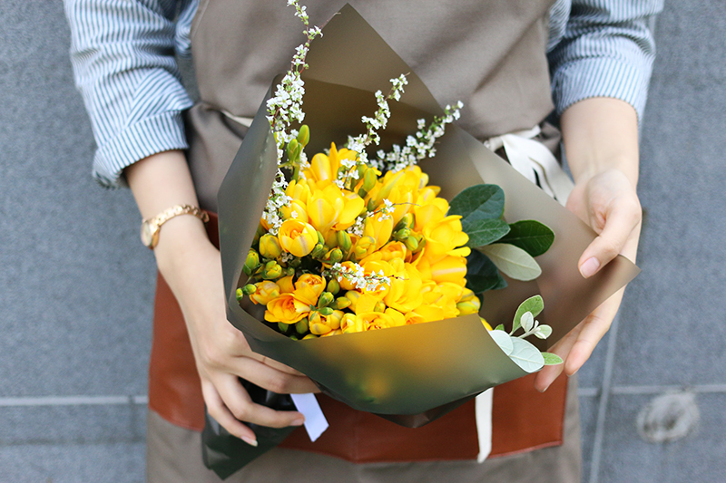 Kukka is a delivery service for seasonal flowers on a biweekly basis. (Kukka)