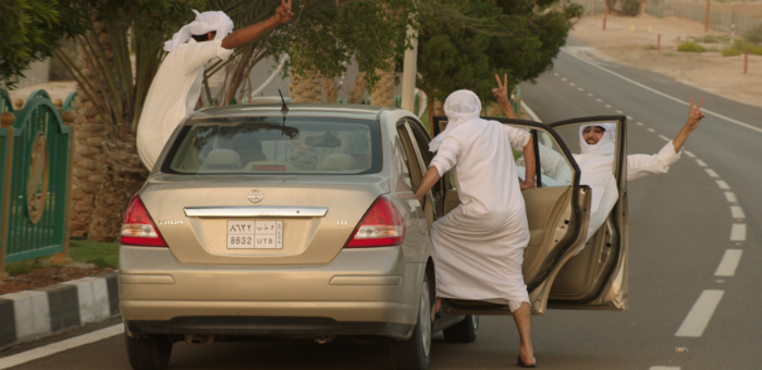 A scene from 'From A to B', the opening film of the fourth Arab Film Festival.