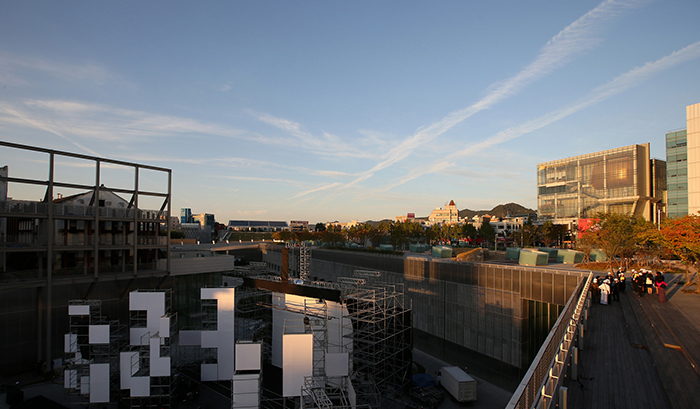 The Asian Culture Complex, nestled in Dong-gu in Gwangju, is currently under construction. The complex will open in September next year. 