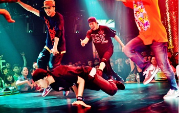 The Jinjo Crew performs in Vietnam. (photo courtesy of Jinjo Crew)