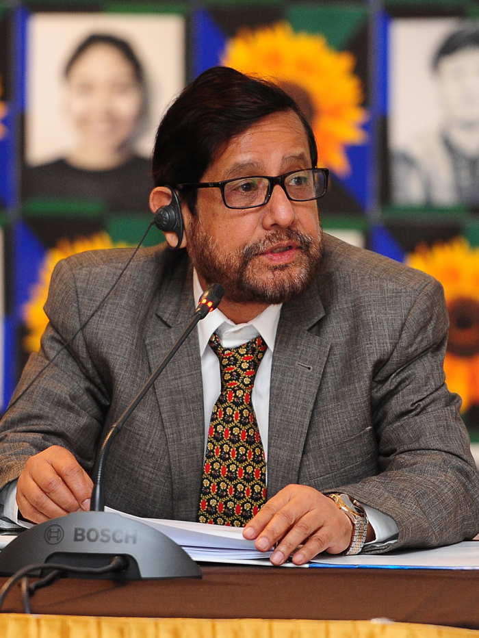 Bangladeshi Minister of Cultural Affairs Asaduzzaman Noor