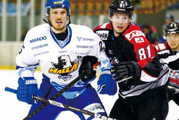 Radunske takes the ice with Anyang Halla.