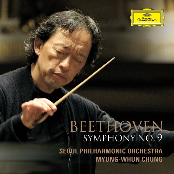 The album cover shows Myung-Whun Chung conducting Beethoven's Symphony No.9. (Photo courtesy of the Universal Music Group)