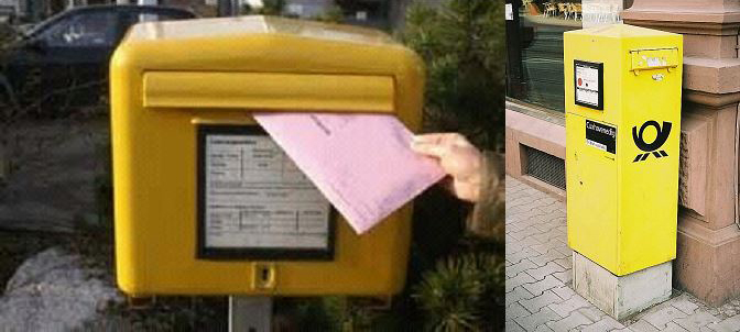 German mailbox (photo: Martina Simon)