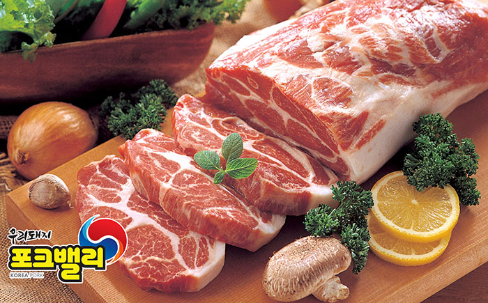 Pork Valley is the local brand for pork from Gimhae. The city inspects its pork farmers to make sure the final cuts are consistent with its high standards. (photo courtesy of Gimhae City)