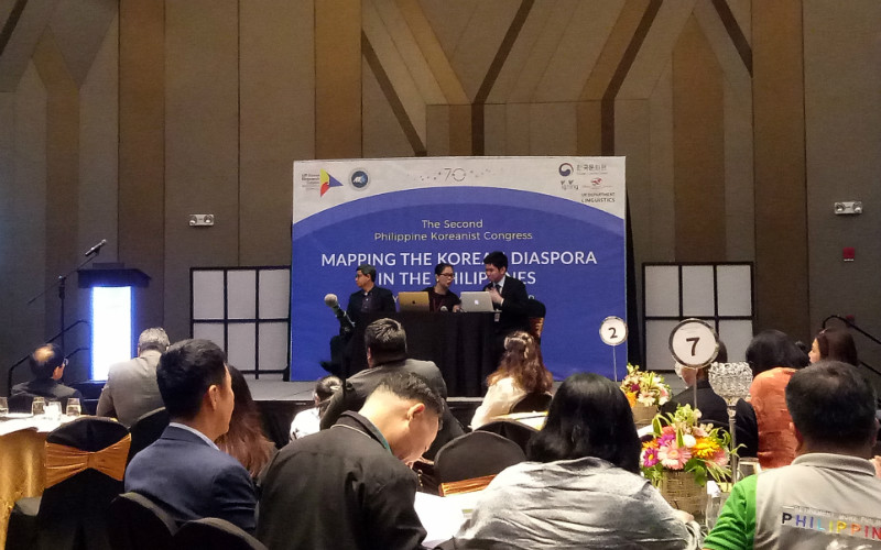 The speakers in the event's first session (from left to right) are Raymund Abejo, Bubbles Beverly Asor and Antonio Emmanuel Miranda.