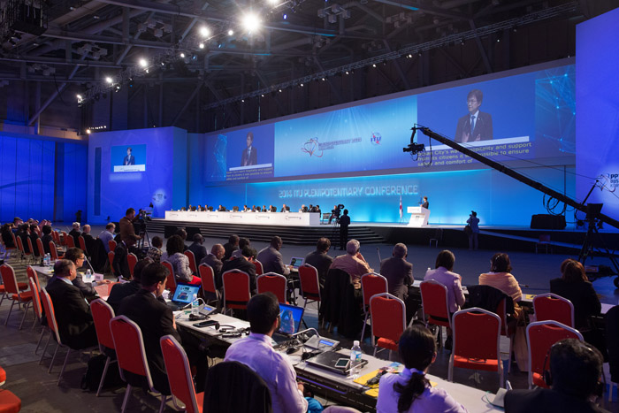 The closing ceremony of the ITU Plenipotentiary Conference is held in Busan on November 7. 