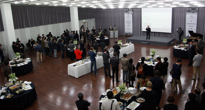 The opening ceremony for the sixth Seoul International Architecture Film Festival takes place at Ewha Womans University on October 29. 