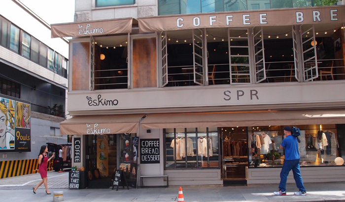 Canada’s CTV focuses its cameras on the popular shopping and fancy restaurant districts across Seoul, such as Garosu-gil. 