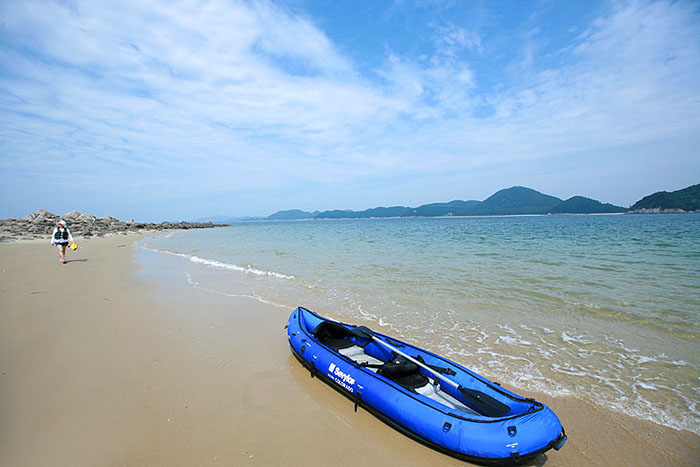 美しい海辺に白い砂浜が広がる西海岸の仁川・砂昇鳳島