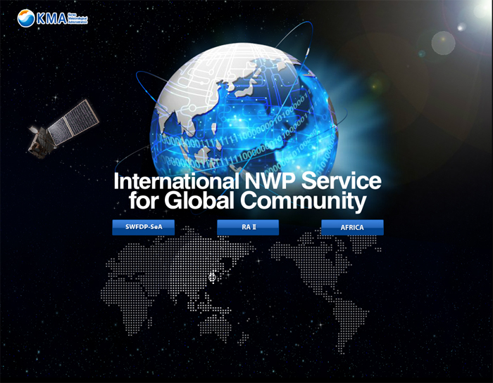  The KMA provides supercomputer-produced weather forecast data at its website. (http://www.kma.go.kr/ema/nema03/). 