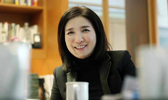 CEO Kang Yun-seon of Juno Hair. (photo: Jeon Han)