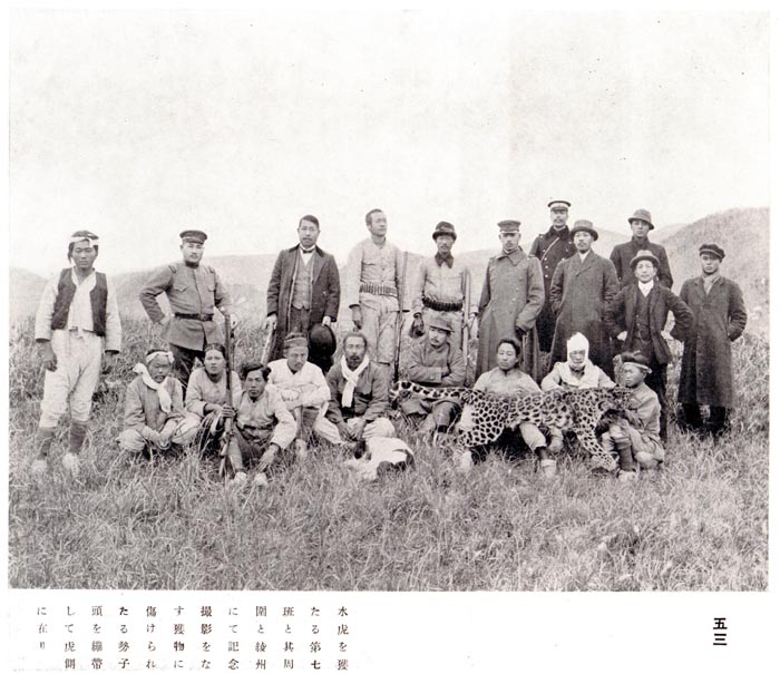 The book '<i>Jeonghoki</i>' (征虎記) from colonial times covers a month-long hunt for leopards and tigers across the Korean Peninsula, with images as seen above. 