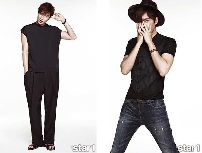 Actor Lee Min-ho said that Korean soap operas brought him the popularity he enjoys in China. This photo was featured in the April edition of fashion magazine Atstar1. (photo courtesy of Atstar1)