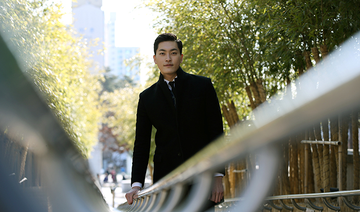 Model Sean Yong, who made his debut in Milan, Italy, in 2012, dreams of becoming an actor as well. (photo: Jeon Han)