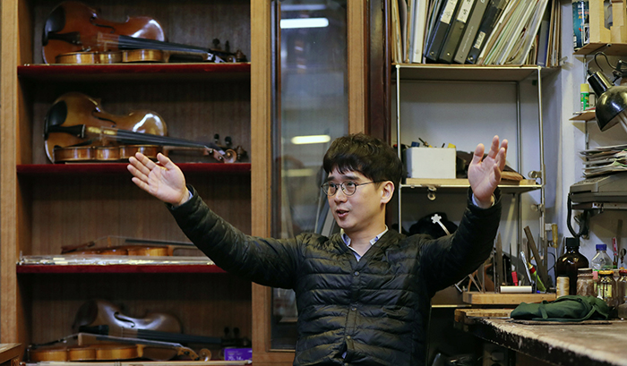 'There's nowhere in the world like the Nagwon Instrument Arcade, where you can see a variety of musical instruments all at one place,” says Choi Shinhae, owner of Hanyang Music.