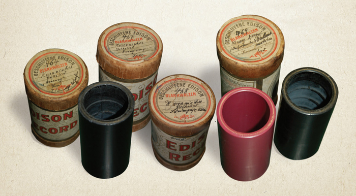 Ethnic Koreans fighting for Russia who were captured by Germany during World War I sang songs yearning for home. The songs are recorded on Edison cylinder records, as seen above. 