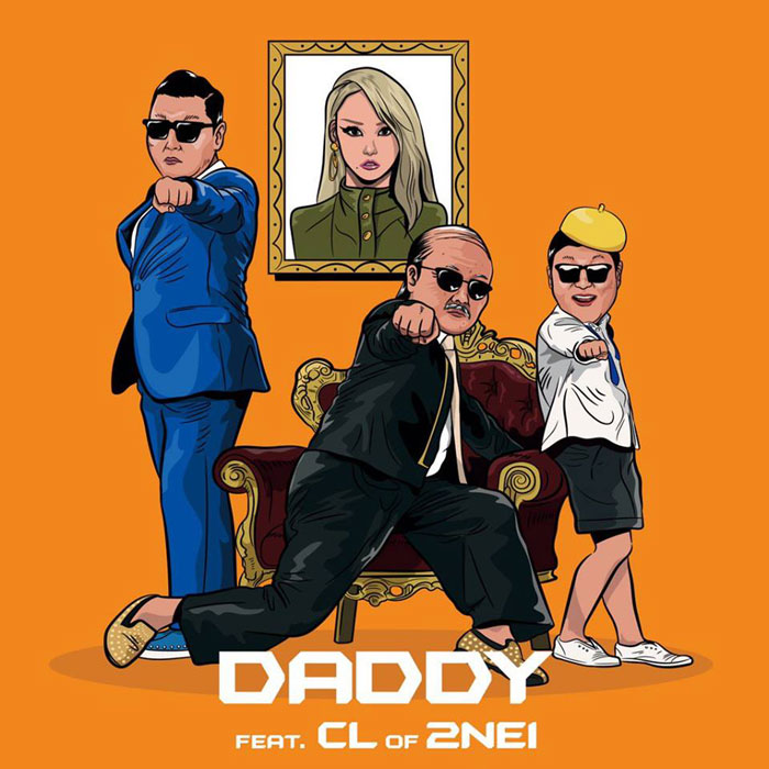 The single ‘Daddy’ is off of Psy's newest album.