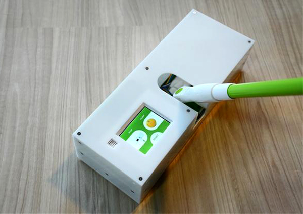 Three KAIST students were selected by their fellow participants to win first place in the 27th UIST Student Innovation Contest with their smart mop. 