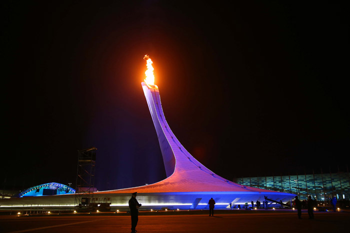 The Olympic torch will stay lit throughout the 17-day sporting event, from February 7 to 23, in Sochi, Russia. (Photo courtesy of the Korean Olympic Committee)