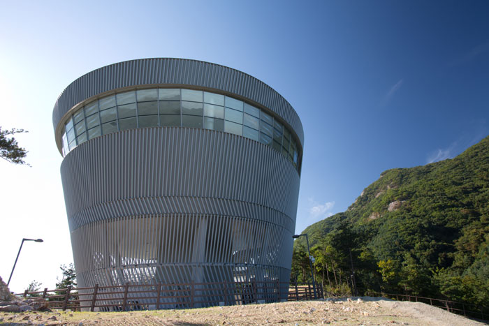 Facilities at the Taekwondowon, which opened in Muju, North Jeolla Province, on September 4.